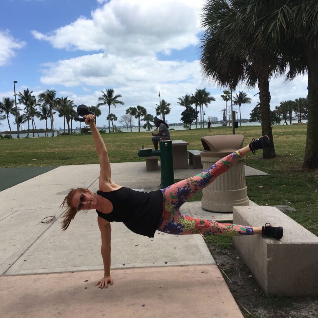 workout at the park